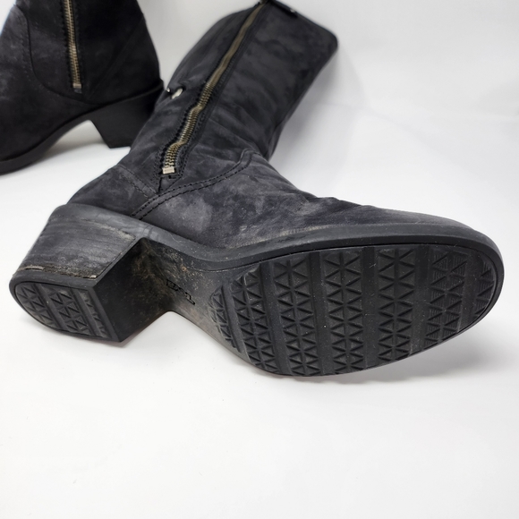 Teva | Tall Foxy Waterproof Leather Heeled Boots Size 9 - Picture 8 of 10